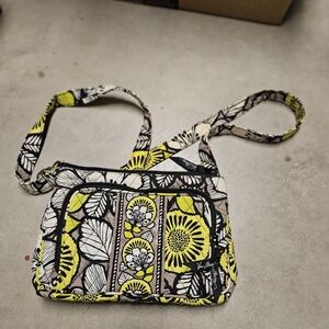 Vera Bradley Yellow Floral Crossbody Bag
